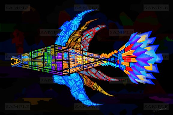 54-2. Eyeless Fish (Port D5)